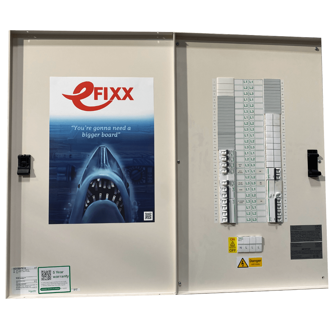 eFIXX 'you're gonna need a bigger board' poster
